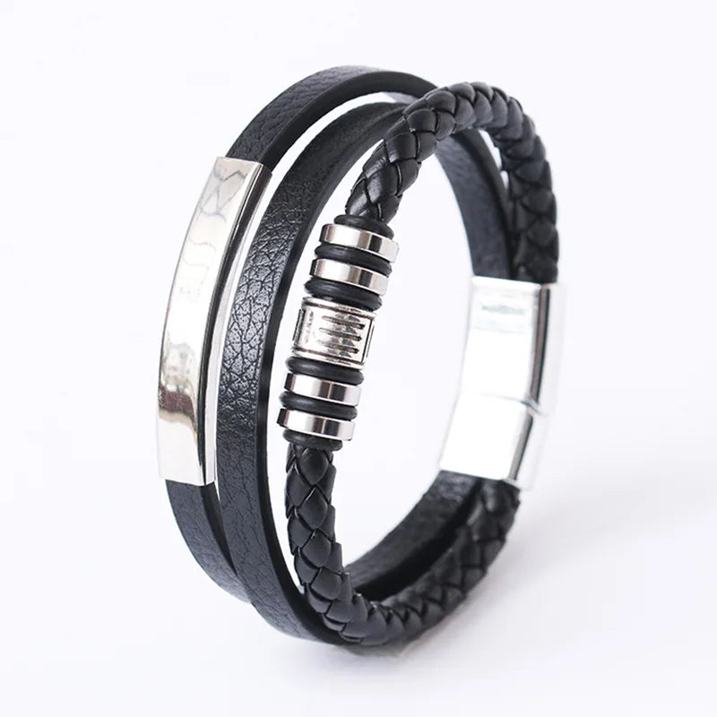 Pulseira Masculina Vintage Cross